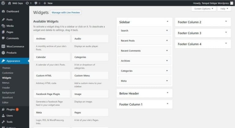 Memasang Fans Page Facebook di WordPress dengan Facebook Page Plugin ...