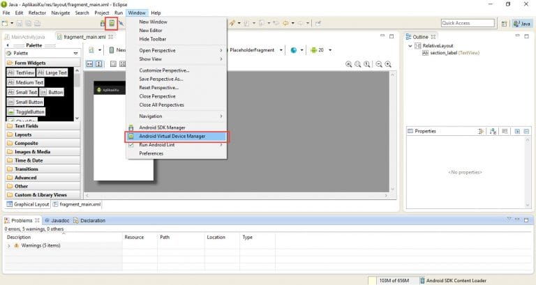 Membuat Emulator Android pada Eclipse ADT Bundle - agussuratna.net